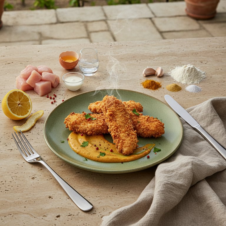 Extra krispiga kycklingtenders