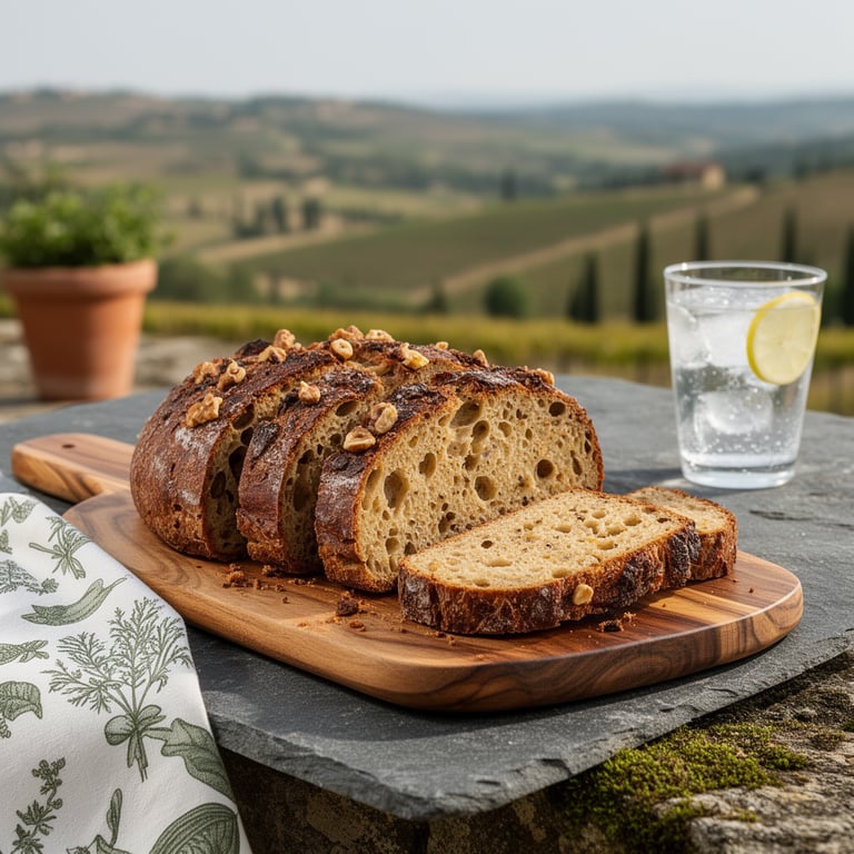 Palsternackslimpa med Rostade Hasselnötter