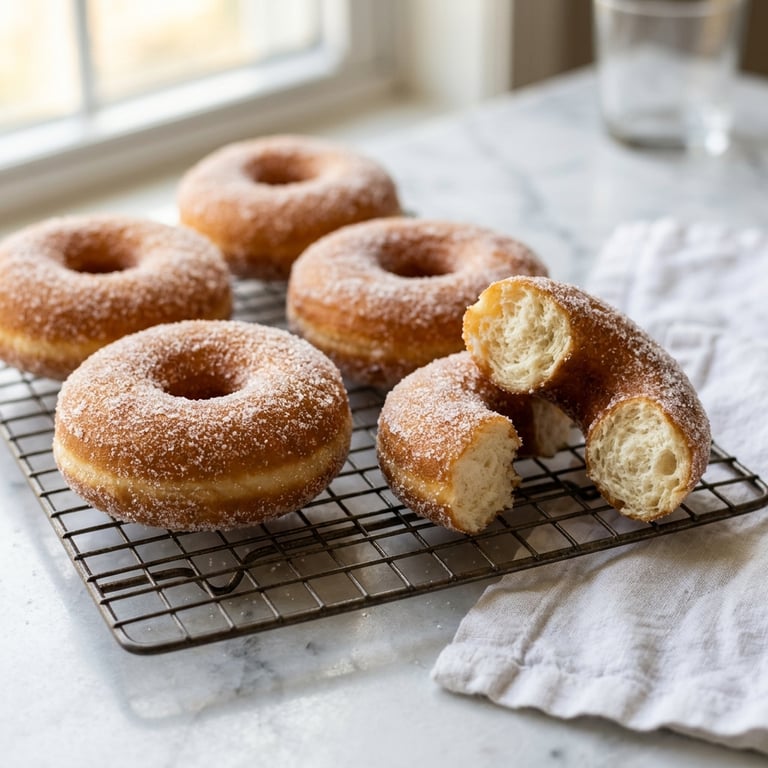 Mjuka och fluffiga munkar