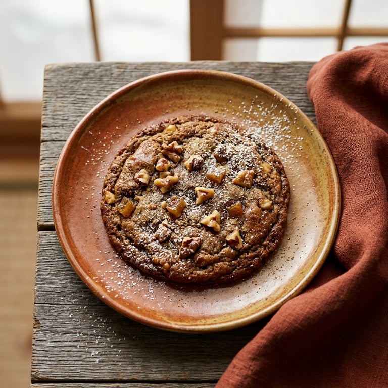 Valnötskakor med Torkat Päron och Ingefära