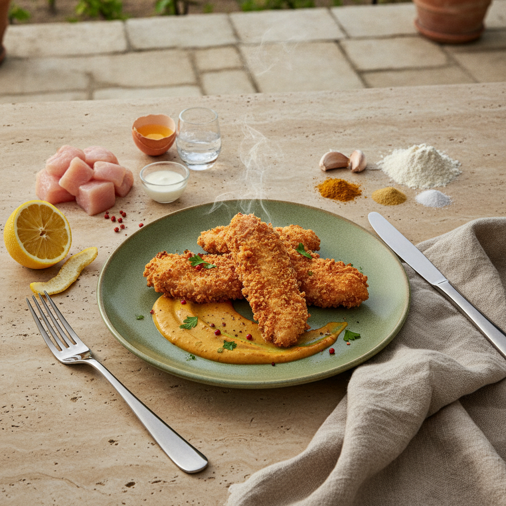 Extra krispiga kycklingtenders