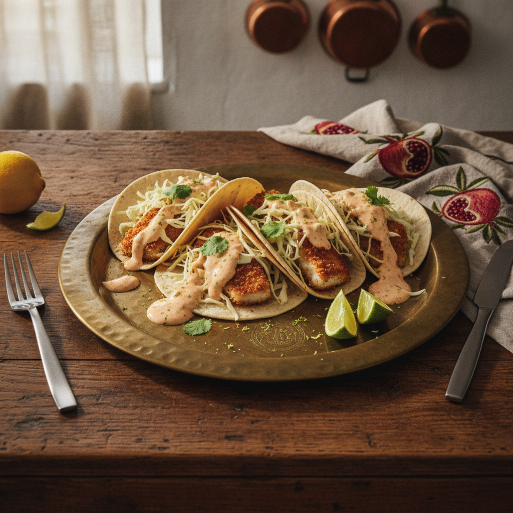 Fisktacos med Chilikalk