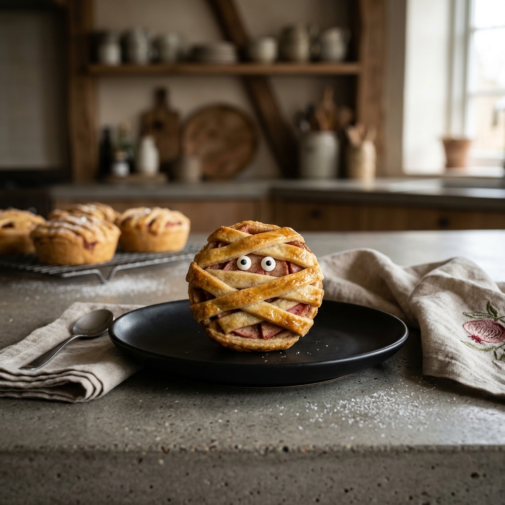 Mumiepajer med kanelkryddade äpplen