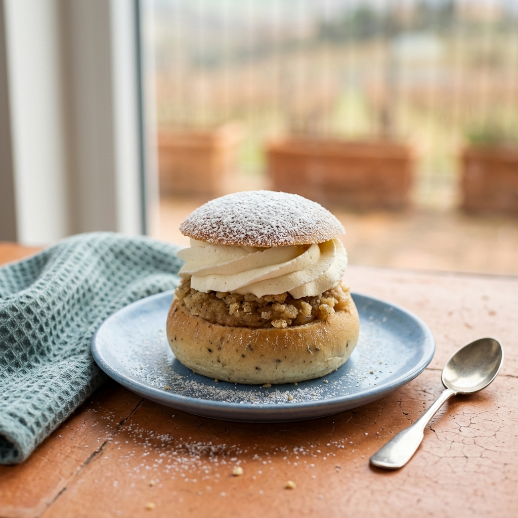 Semlor med mandelmassa